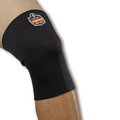 Ergodyne 600 Single-Layer Neoprene Knee Sleeve, Black, 2XL 16506